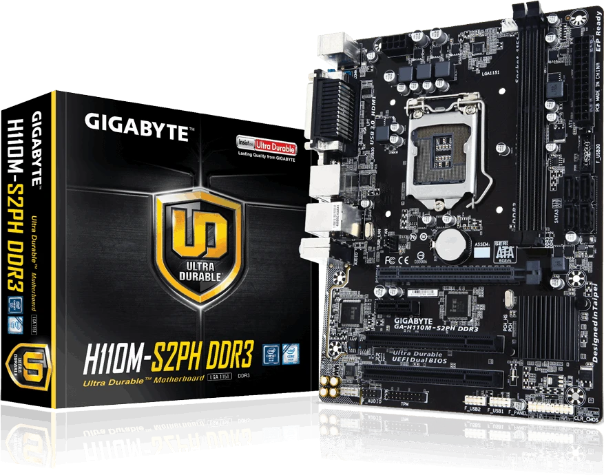 Gigabyte GA-H110M-S2PH DDR3 (Rev. 1.0)